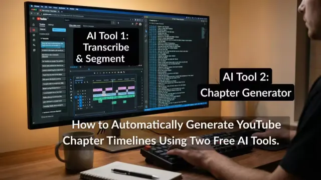 How to Automatically Generate YouTube Chapter Timelines Using Two Free AI Tools cover image