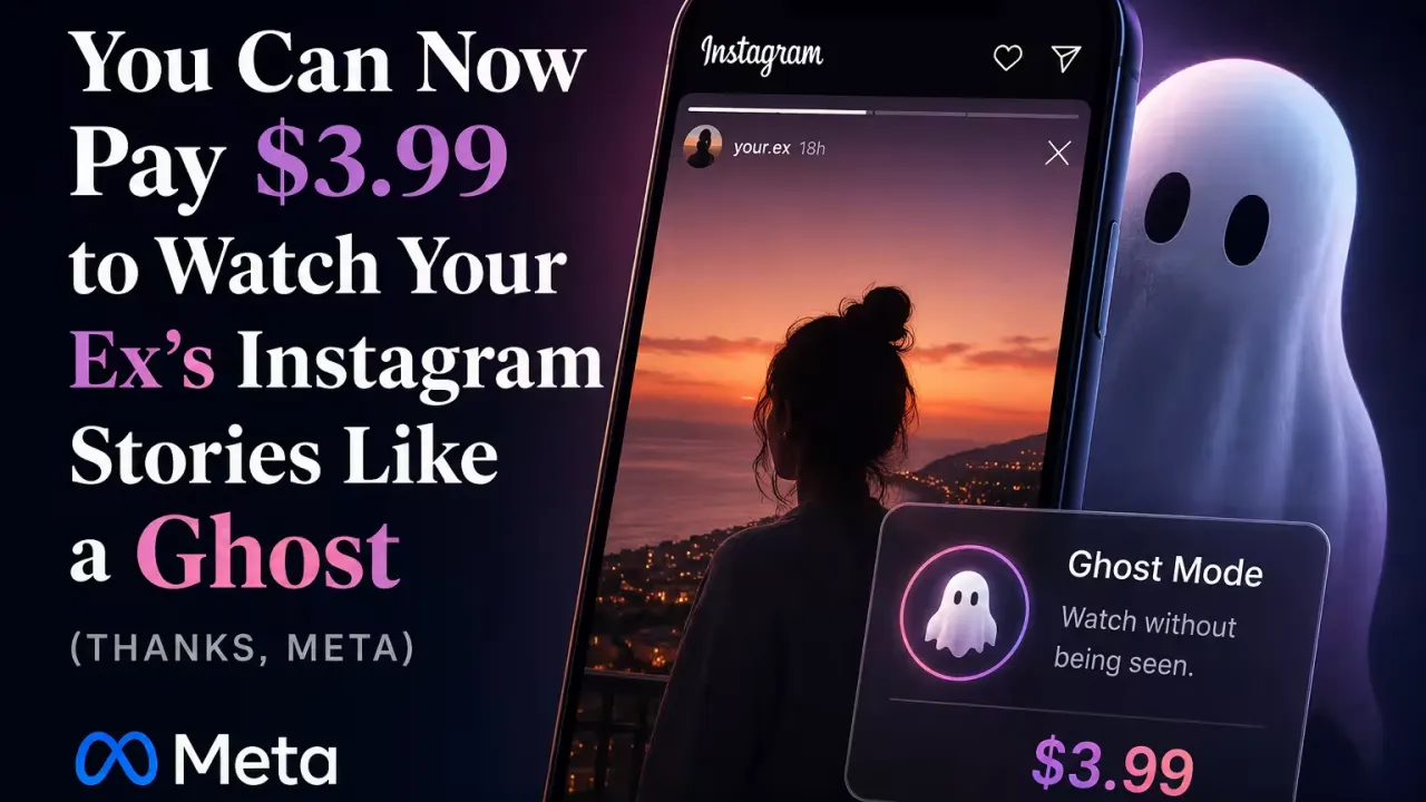 You Can Now Pay $3.99 to Watch Your Ex's Instagram Stories Like a Ghost (Thanks, Meta) cover image
