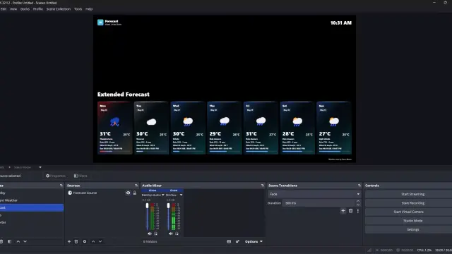 Professional Weather Streaming Overlay Package for OBS and Streamlabs cover image