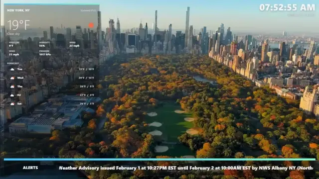 Broadcast-Grade Weather Overlay for OBS: OpenWeather HUD + NWS Alerts Ticker cover image