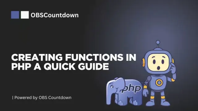 Creating Functions in PHP A Quick Guide cover image