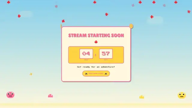 MapleStory Stream Starting Soon Overlay for OBS Studio cover image