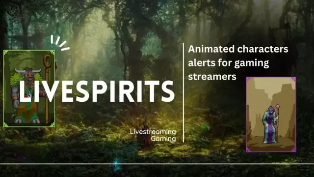 Animated 2d gaming characters alerts for Twitch | Livespirits cover image