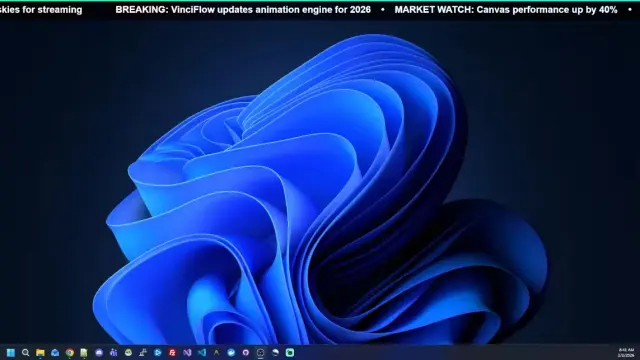 OBS Scrolling Text Ticker Configurable News Bar for Live Streams cover image