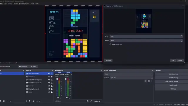 OBS Tetris Plugin - Play Tetris Directly Inside OBS Studio cover image