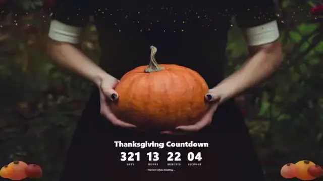 Countdown to Thanksgiving Animated Overlay cover image