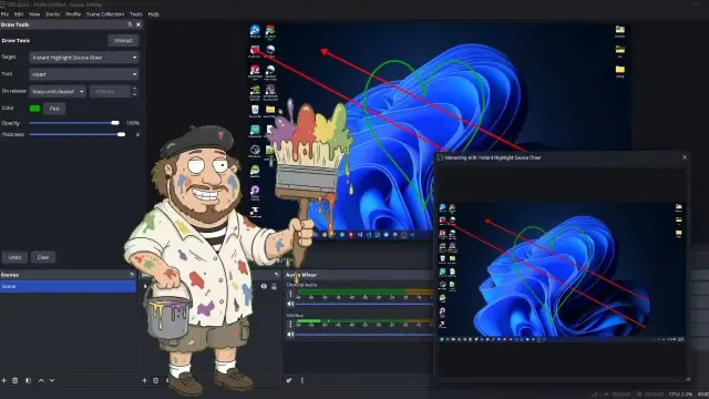 Instant Highlight Source Draw Real-Time Drawing & Highlighting Plugin for OBS Studio cover image