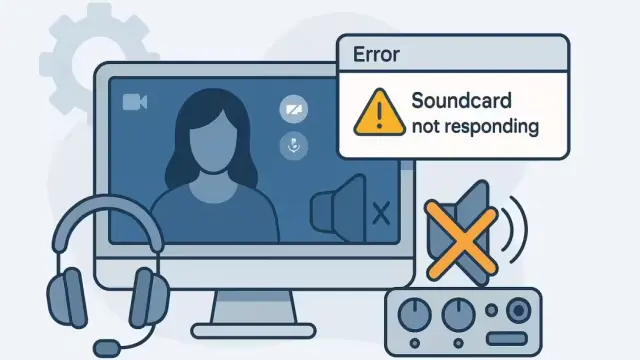 Google Meet “Soundcard Not Responding” The Complete Fix (Windows & macOS) cover image