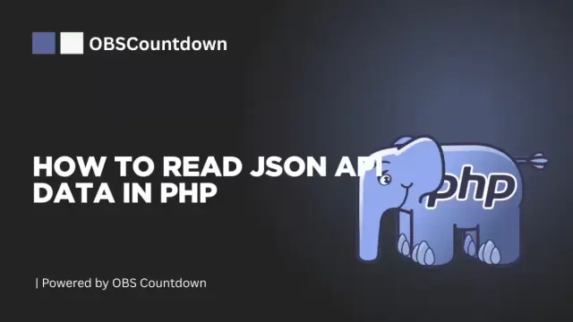How to Read JSON API Data in PHP cover image