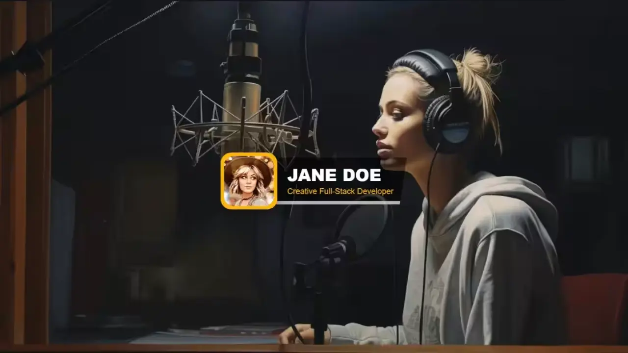 Square Slide-In Podcast Grade Lower Third image